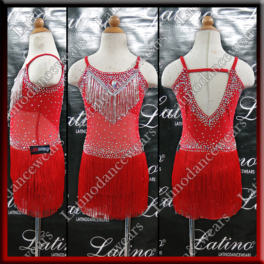 JUNIOR LATIN SALSA COMPETITION DRESS LDW (LK27)