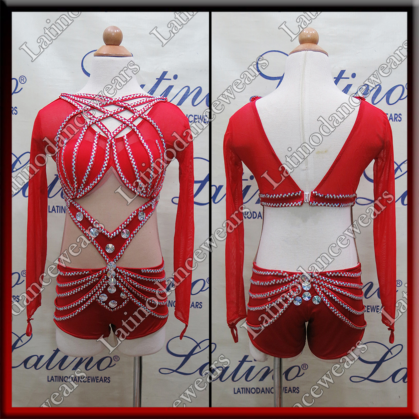 JUNIOR LATIN SALSA COMPETITION DRESS LDW (LK28)