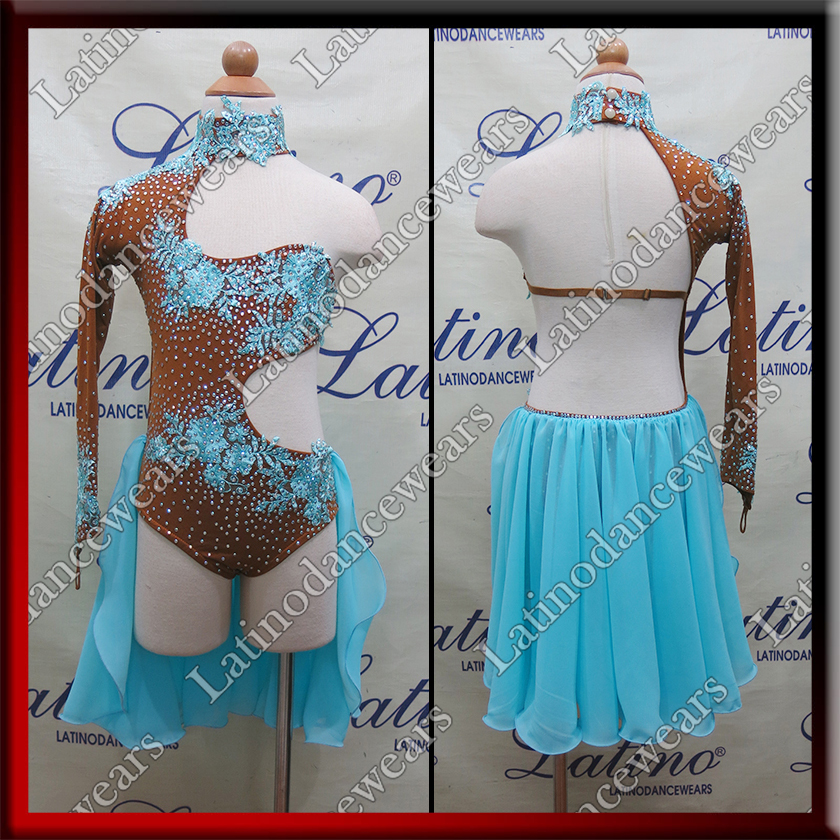 JUNIOR LATIN SALSA COMPETITION DRESS LDW (LK29)