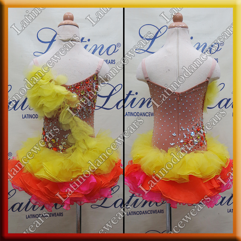 JUNIOR LATIN SALSA COMPETITION DRESS LDW (LK30)