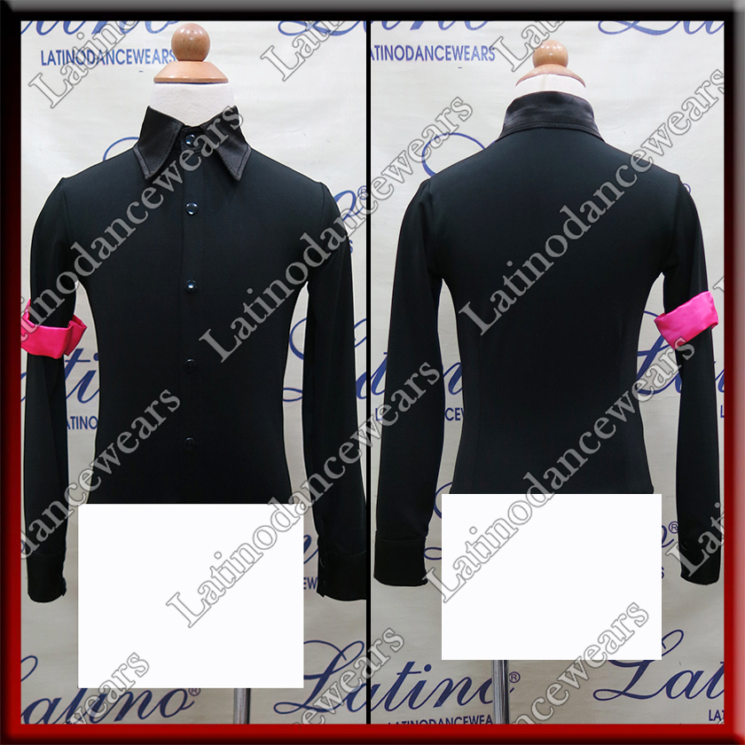 JUNIOR BOY LATIN SALSA SHIRT LDW (BK2)