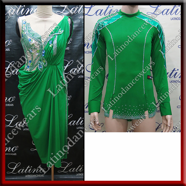 LATIN SALSA COMPETITION FOR COUPLE DRESS-SHIRT LDW (LT993B/B313A)