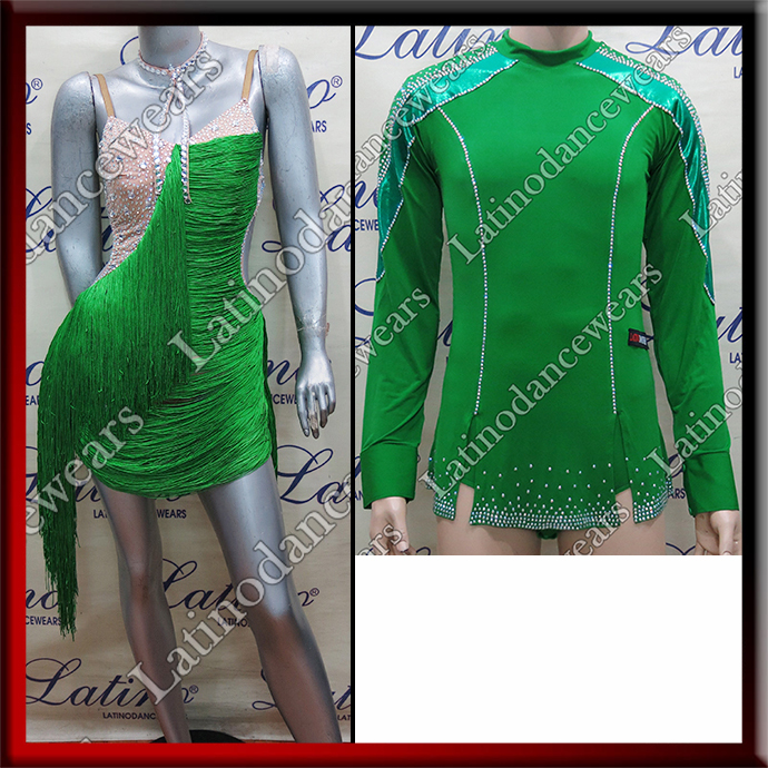 LATIN SALSA COMPETITION FOR COUPLE DRESS-SHIRT LDW (VL502/B313A)