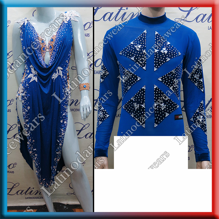 LATIN SALSA COMPETITION FOR COUPLE DRESS-SHIRT LDW (AL47/BA11)