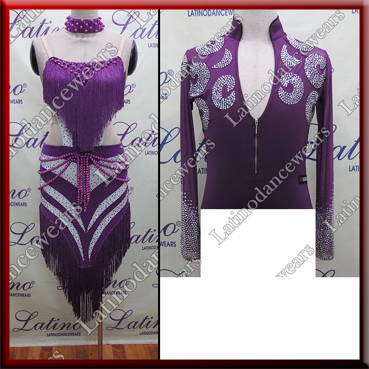 LATIN SALSA COMPETITION FOR COUPLE DRESS-SHIRT LDW (LS329A/BA12)