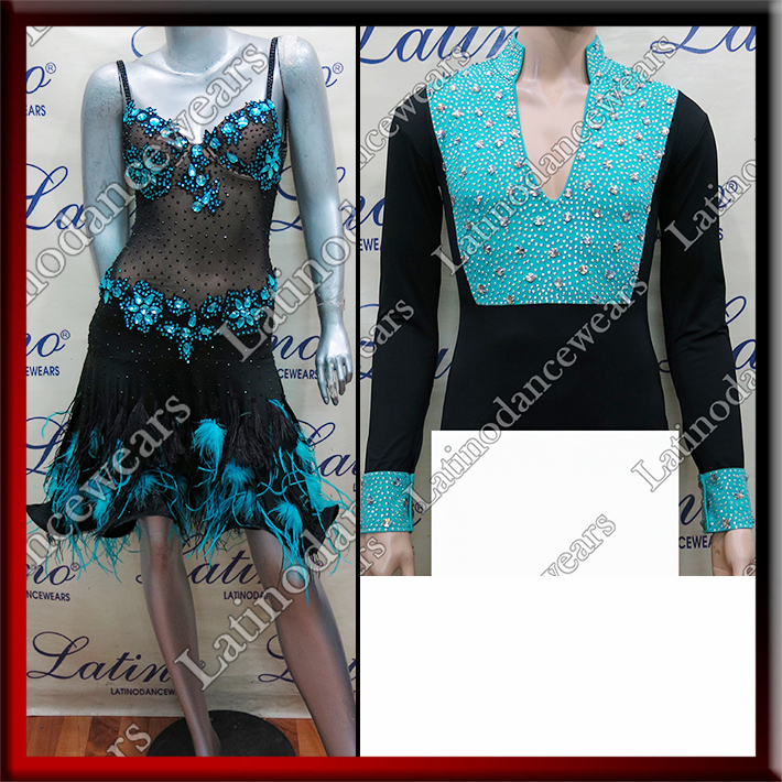 LATIN SALSA COMPETITION FOR COUPLE DRESS-SHIRT LDW (LT940/B241A)