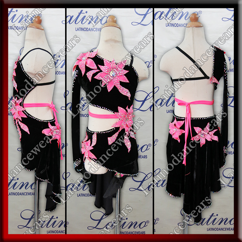 JUNIOR LATIN SALSA COMPETITION DRESS LDW (LK32)