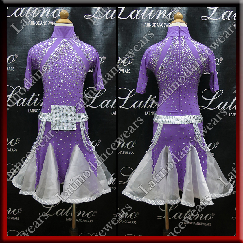 JUNIOR LATIN SALSA COMPETITION DRESS LDW (LK34)