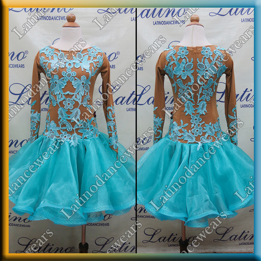 JUNIOR LATIN SALSA COMPETITION DRESS LDW (LK36)