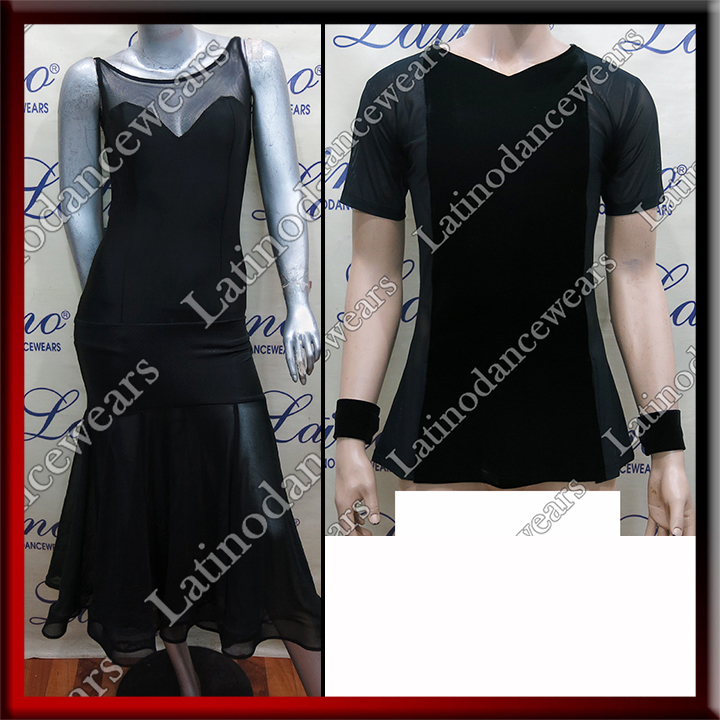 LATIN SALSA COMPETITION FOR COUPLE DRESS-SHIRT LDW (LT1056/B342)