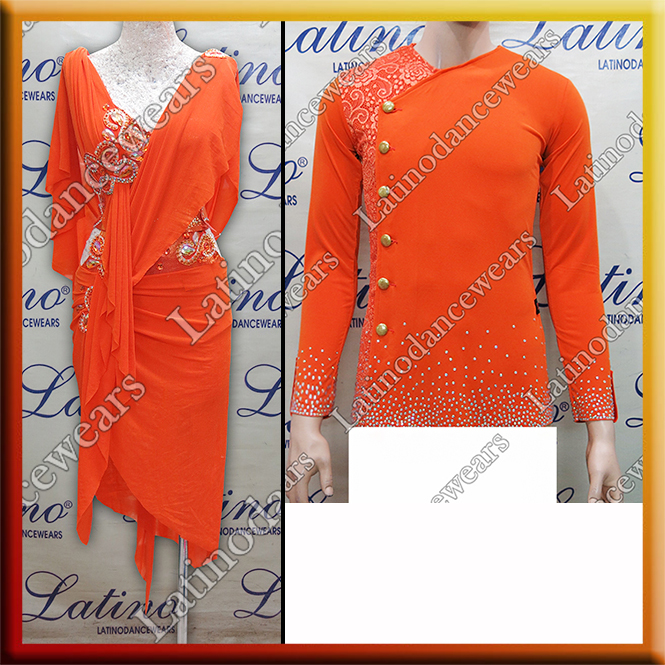 LATIN SALSA COMPETITION FOR COUPLE DRESS-SHIRT LDW (LT1131/B294B)