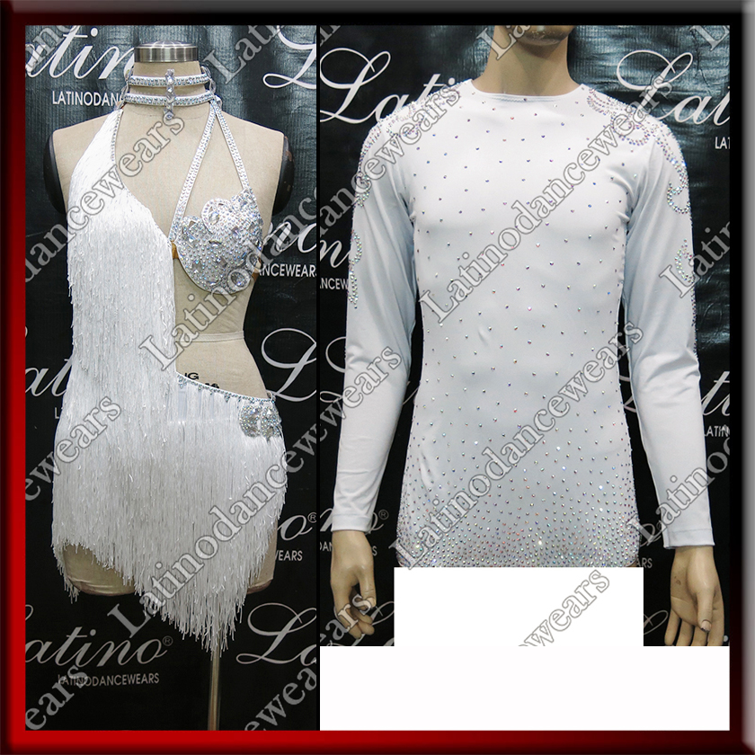 LATIN SALSA COMPETITION FOR COUPLE DRESS-SHIRT LDW (VL562/B318)