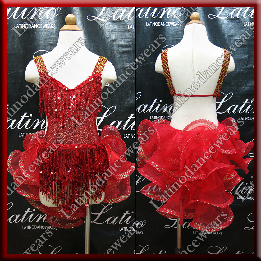 JUNIOR LATIN SALSA COMPETITION DRESS LDW (LK40)