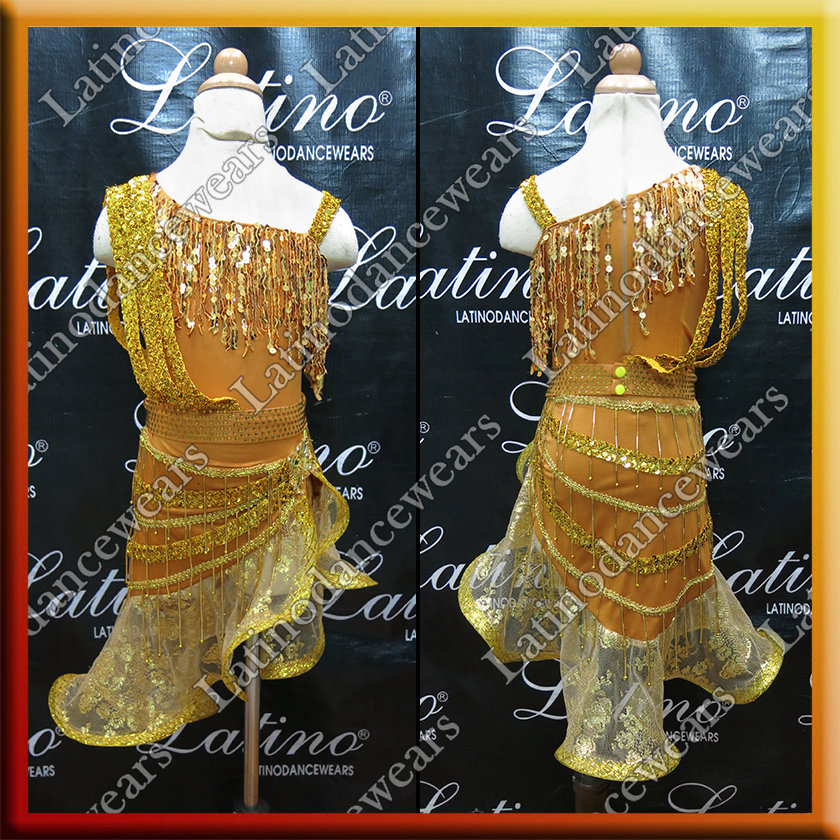 JUNIOR LATIN SALSA COMPETITION DRESS LDW (LK42)