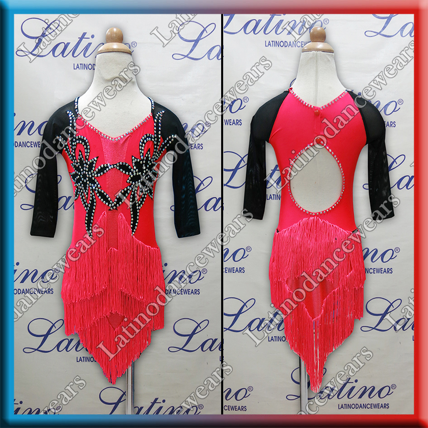 JUNIOR LATIN SALSA COMPETITION DRESS LDW (LK44)