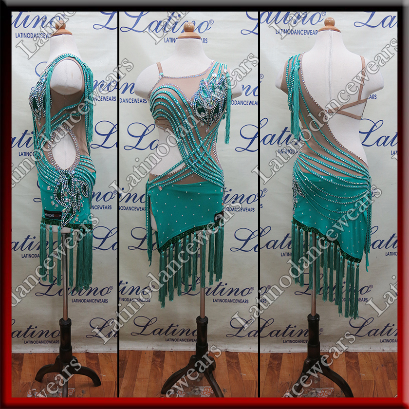 JUNIOR LATIN SALSA COMPETITION DRESS LDW (LK52)