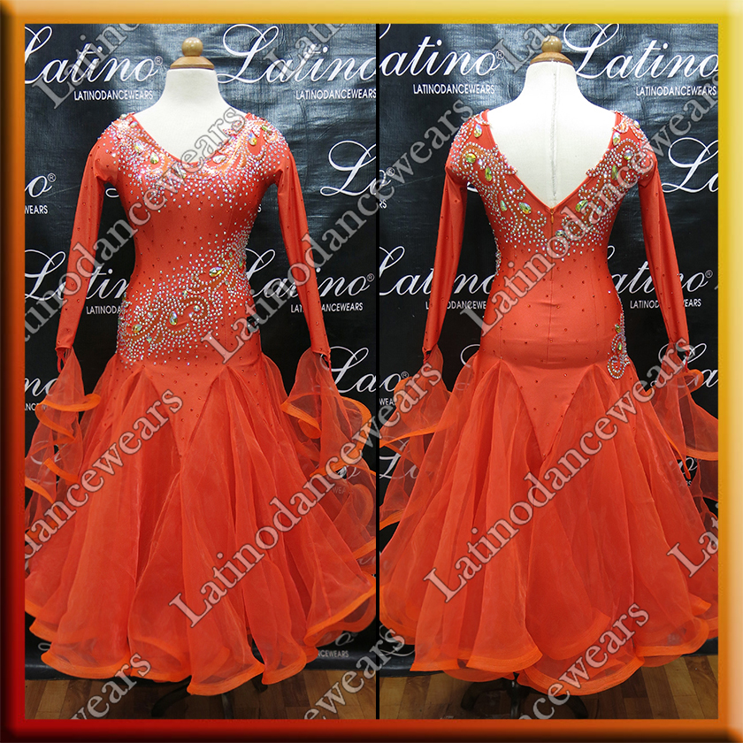 GIRL BALLROOM SALSA COMPETITION DRESS LDW (SK4)