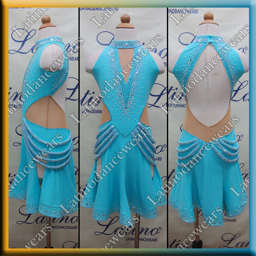 JUNIOR LATIN SALSA COMPETITION DRESS LDW (LK56)
