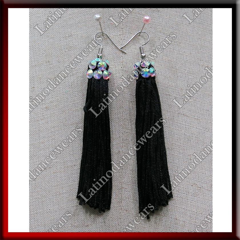 WOMAN LATIN SALSA BALLROOM EARRINGS (EA1A)