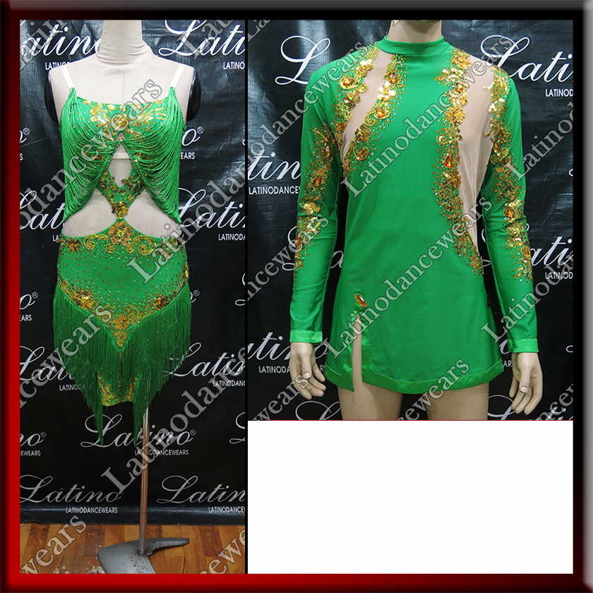 LATIN SALSA COMPETITION FOR COUPLE DRESS-SHIRT LDW (LT1123A/B366B)