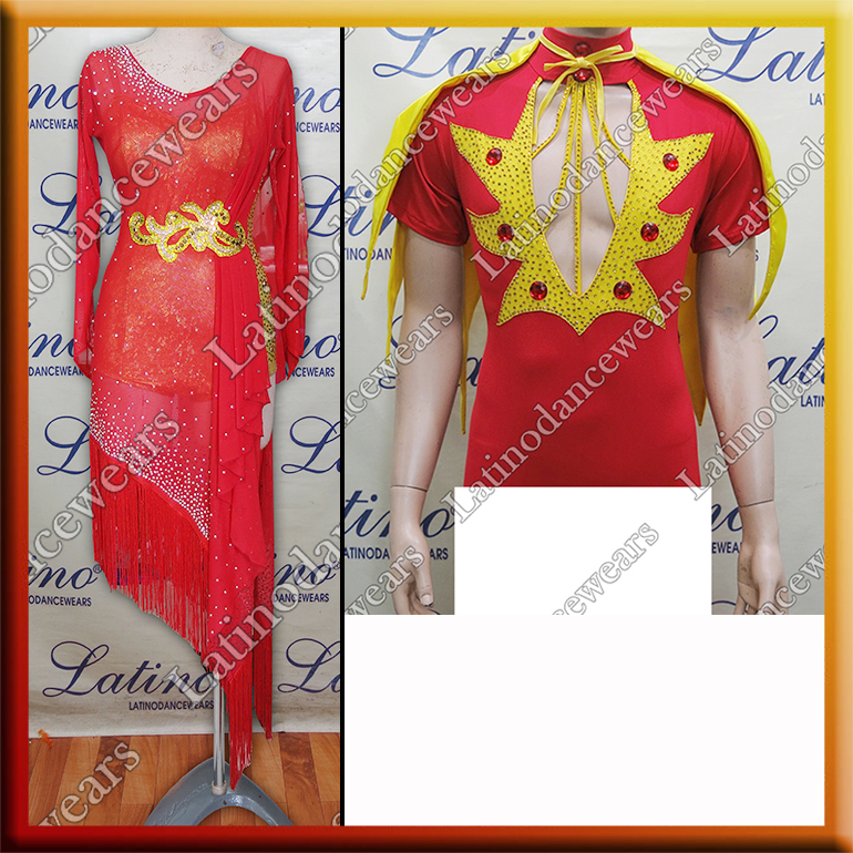 LATIN SALSA COMPETITION FOR COUPLE DRESS-SHIRT LDW (LT1159/B361)