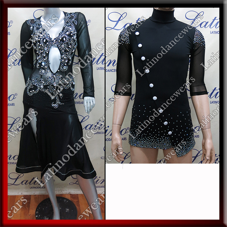 LATIN SALSA COMPETITION FOR COUPLE DRESS-SHIRT LDW (LT1169/B380)