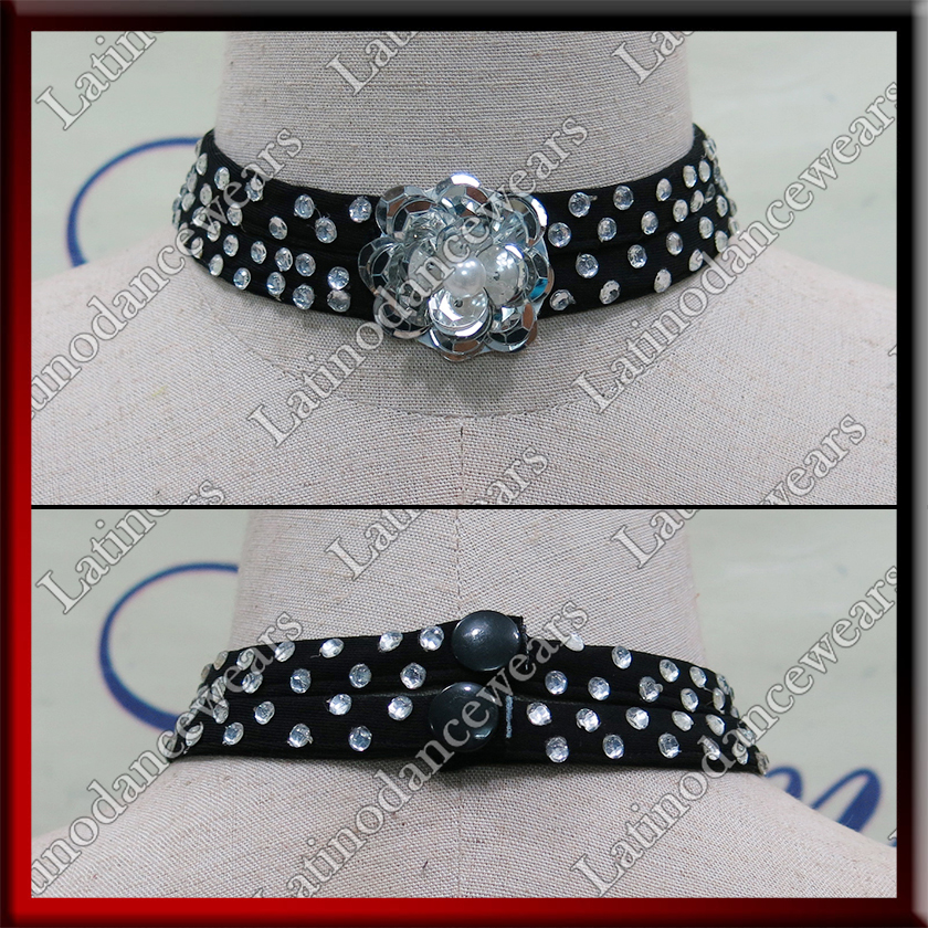 WOMAN LATIN SALSA BALLROOM NECK BAND (NEC34)
