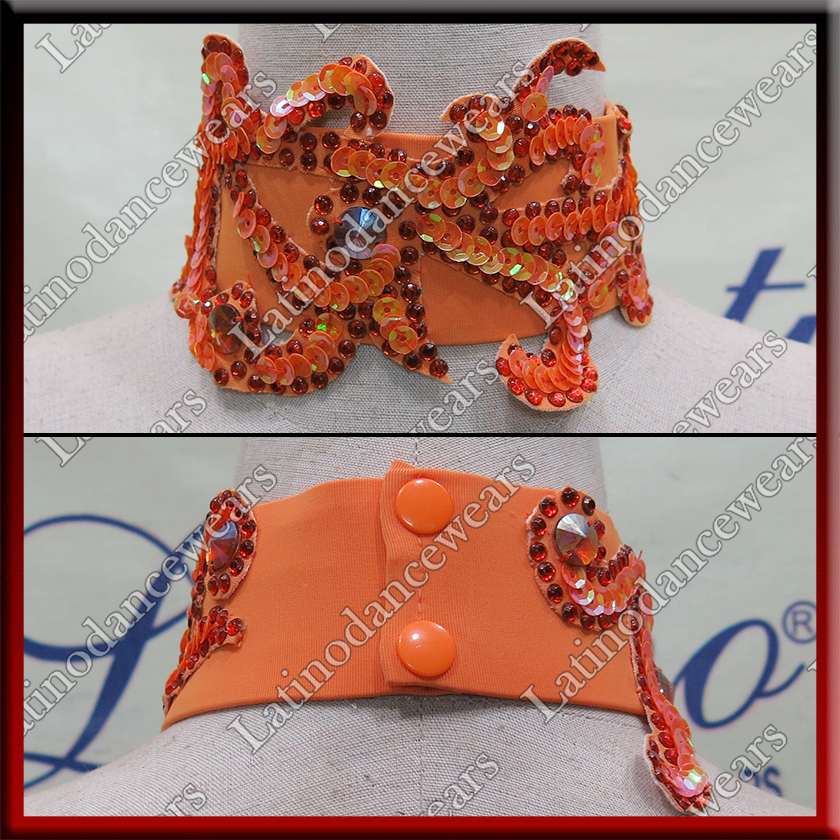 WOMAN LATIN SALSA BALLROOM NECK BAND (NEC40)