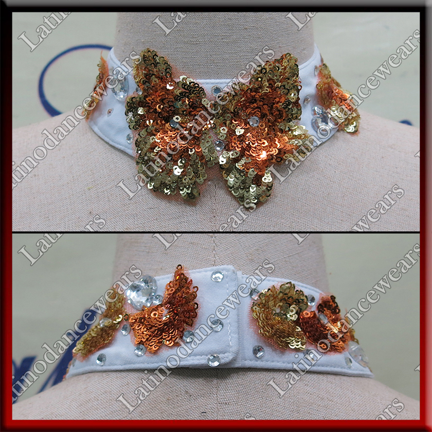 WOMAN LATIN SALSA BALLROOM NECK BAND (NEC41)