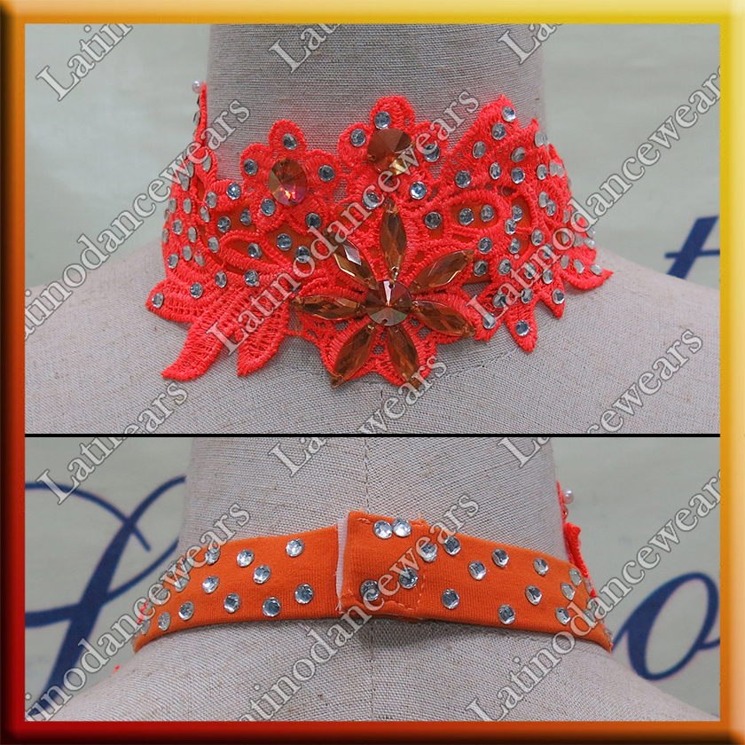 WOMAN LATIN SALSA BALLROOM NECK BAND (NEC44)