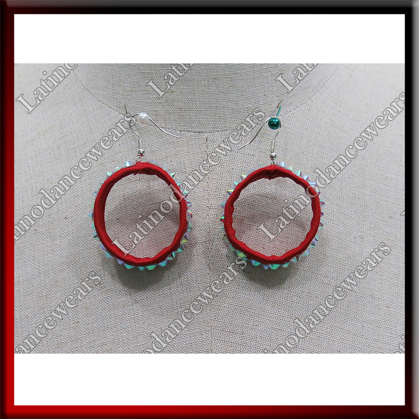 WOMAN LATIN SALSA BALLROOM EARRINGS (EA4)