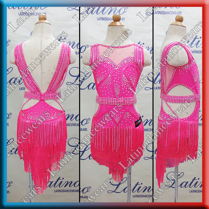 JUNIOR LATIN SALSA COMPETITION DRESS LDW (LK59)