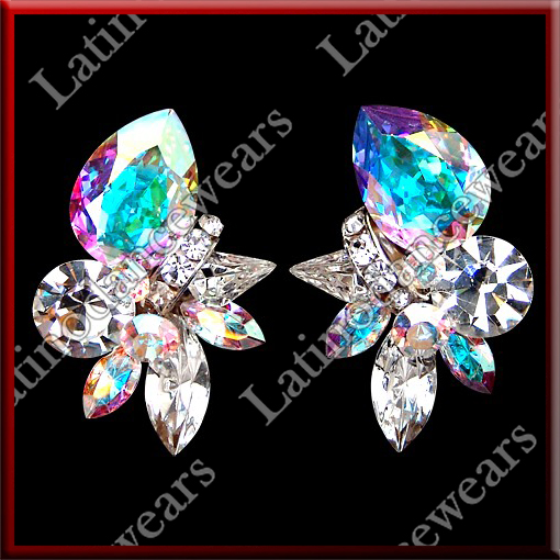 WOMAN LATIN SALSA BALLROOM EARRINGS (EA7)