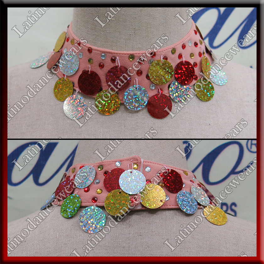 WOMAN LATIN SALSA BALLROOM NECK BAND (NEC50)
