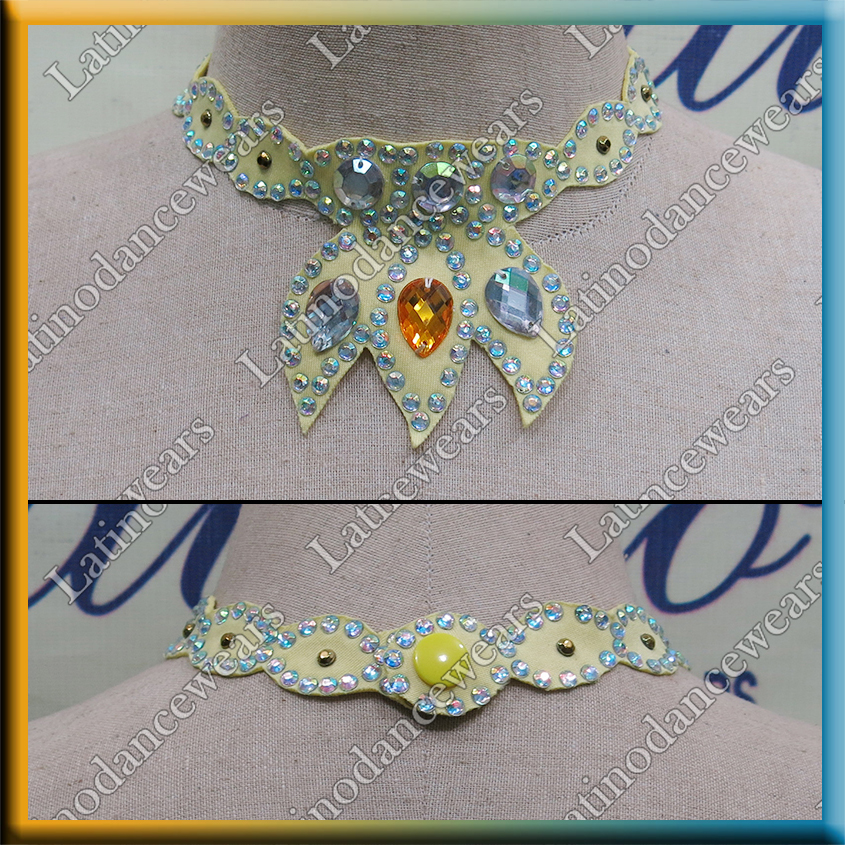 WOMAN LATIN SALSA BALLROOM NECKLACE (NEC54)