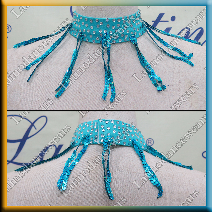 WOMAN LATIN SALSA BALLROOM NECK BAND (NEC63)