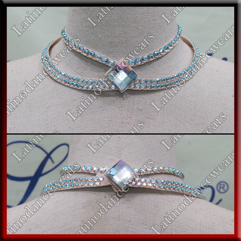 WOMAN LATIN SALSA BALLROOM NECKLACE (NEC78)