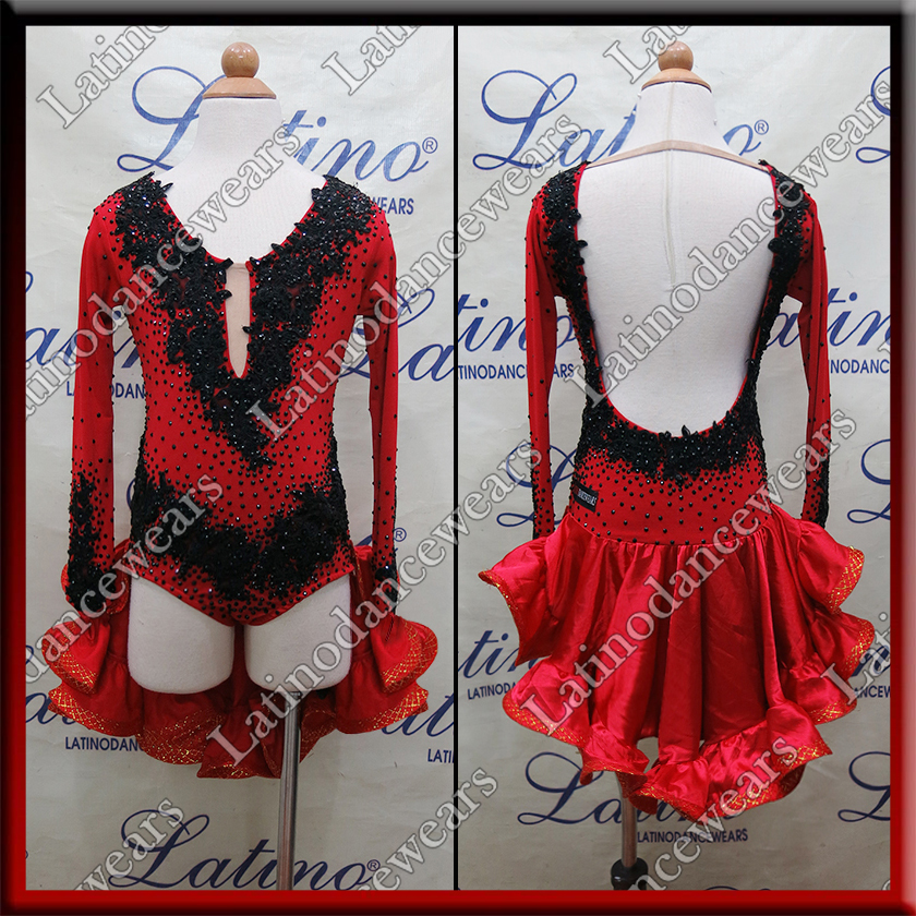 JUNIOR LATIN SALSA COMPETITION DRESS LDW (LKVL521)