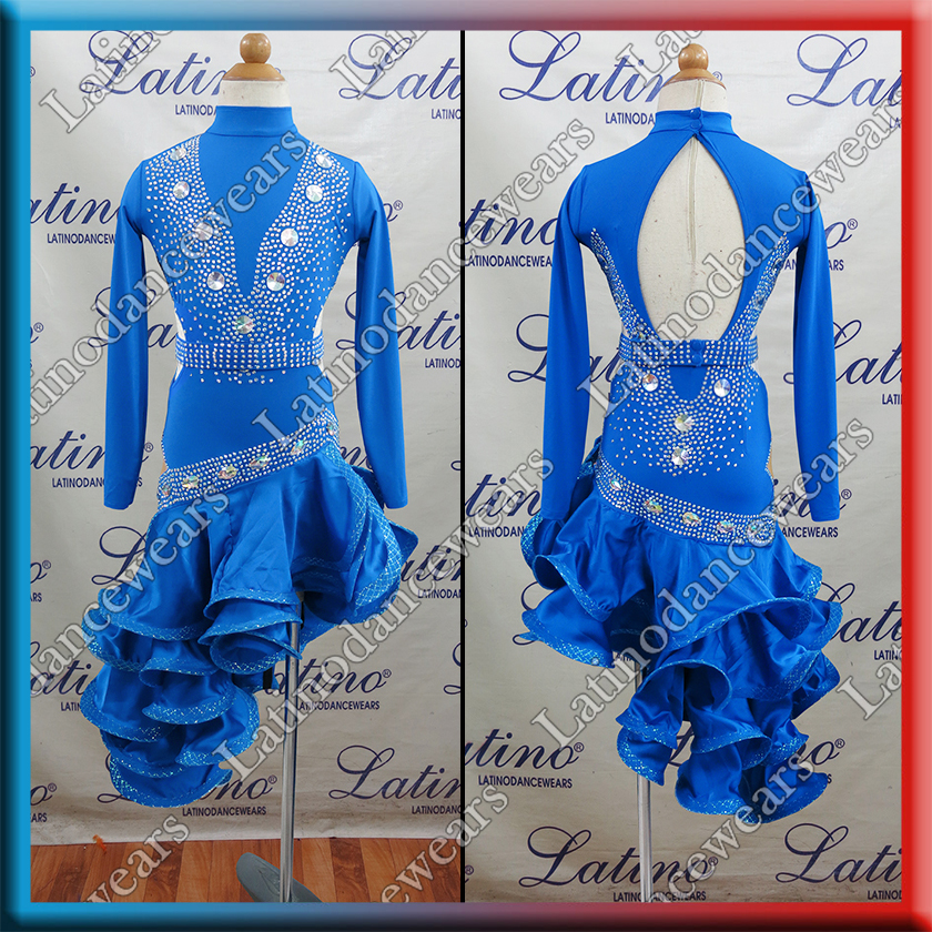 JUNIOR LATIN SALSA COMPETITION DRESS LDW (LK60)