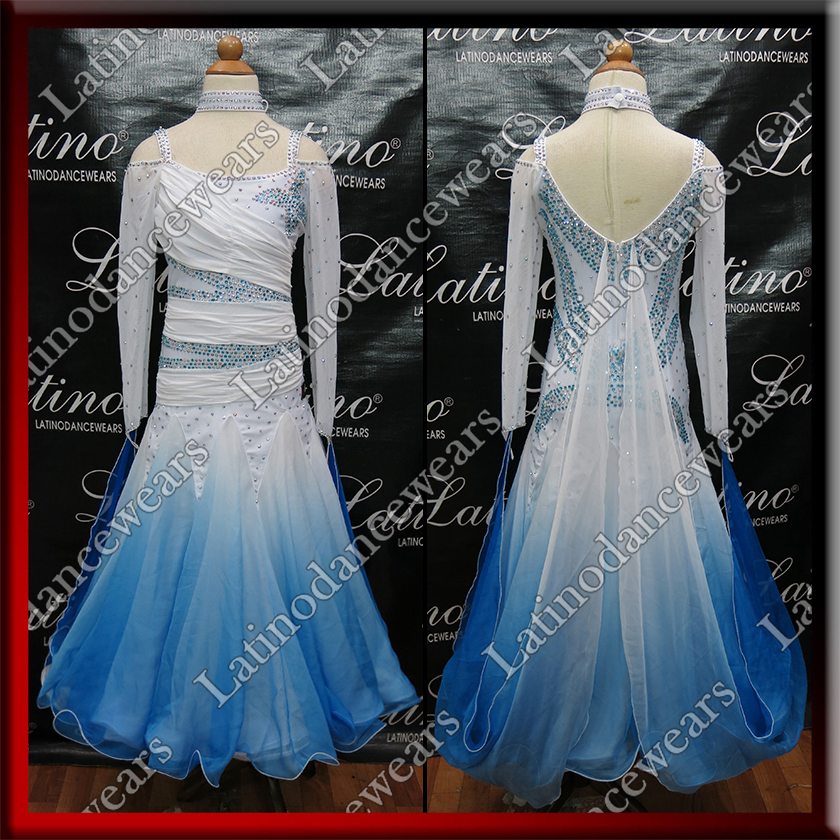GIRL BALLROOM SALSA COMPETITION DRESS LDW (SK8)