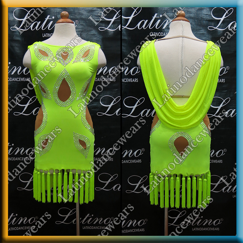 JUNIOR LATIN SALSA COMPETITION DRESS LDW (LK71)