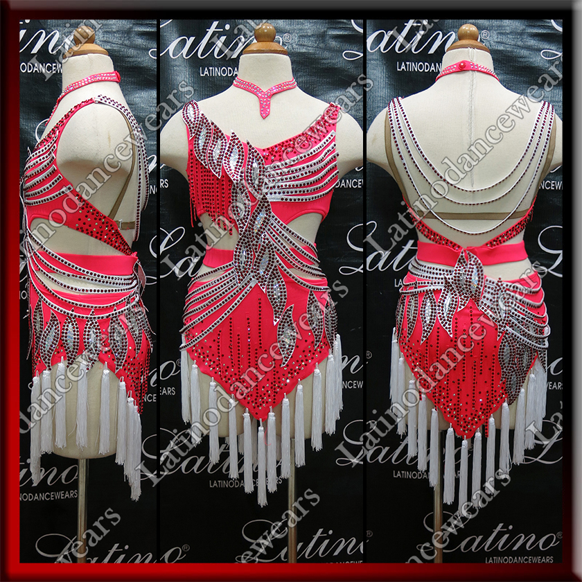 JUNIOR LATIN SALSA COMPETITION DRESS LDW (LK73)