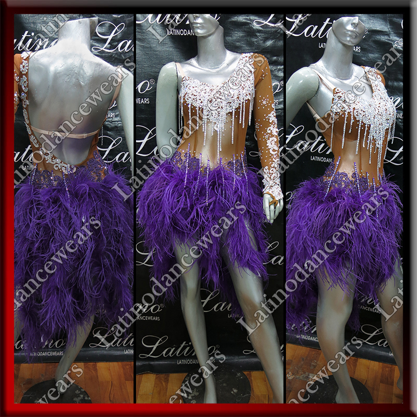 LATIN SALSA COMPETITION DRESS LDW (AL89)