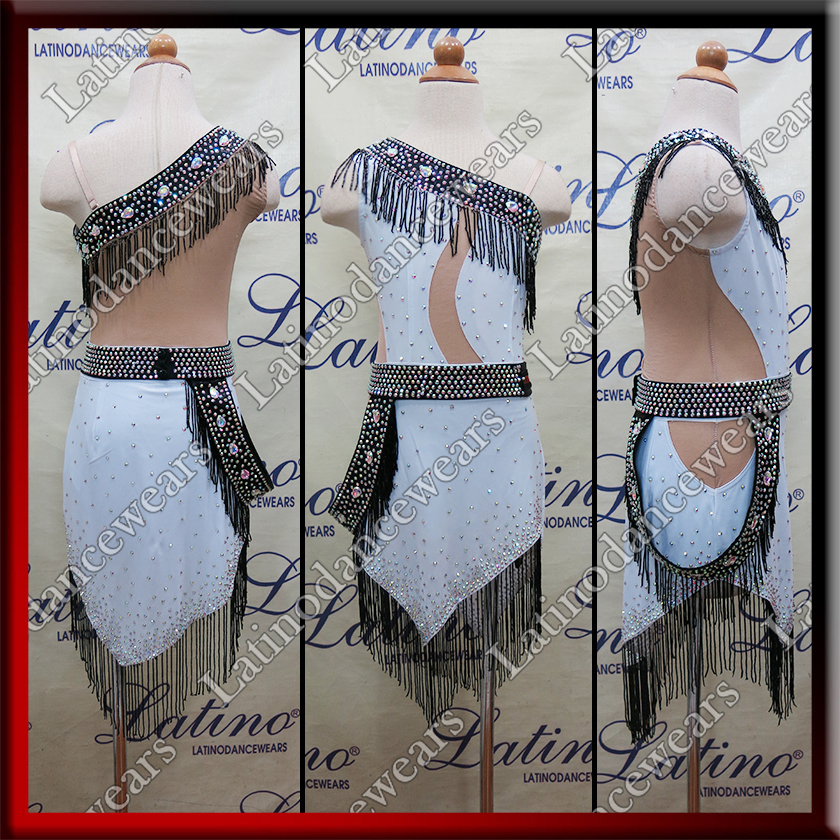 JUNIOR LATIN SALSA COMPETITION DRESS LDW (LK74)