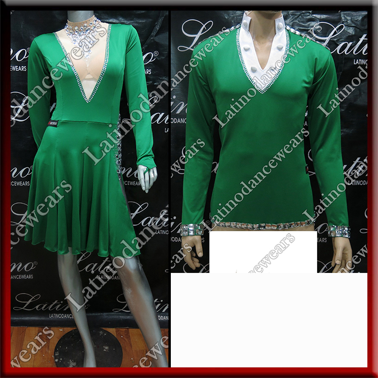 LATIN SALSA COMPETITION FOR COUPLE DRESS-SHIRT LDW (AL82/BA30)