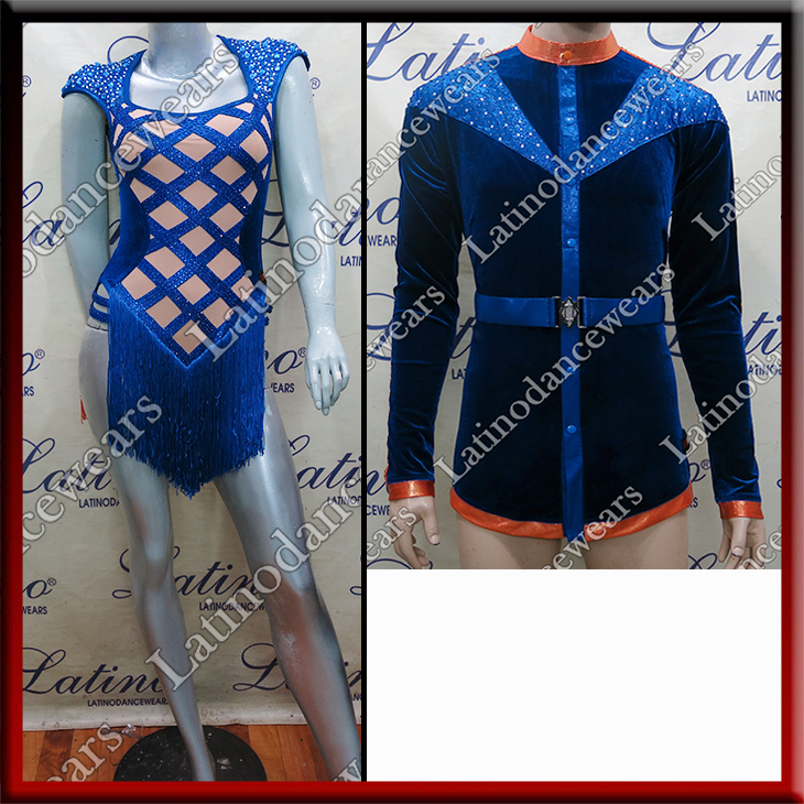 LATIN SALSA COMPETITION FOR COUPLE DRESS-SHIRT LDW (AL85/BA31)