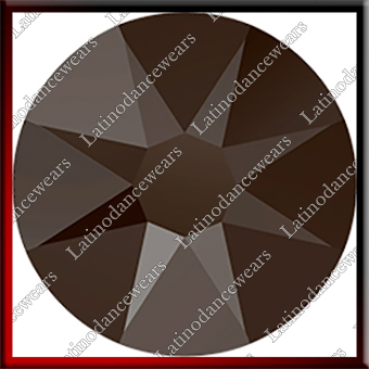 1 GROS SWAROVSKI RHINESTONES ELEMENT 1 (JET NUT 280 NUT)