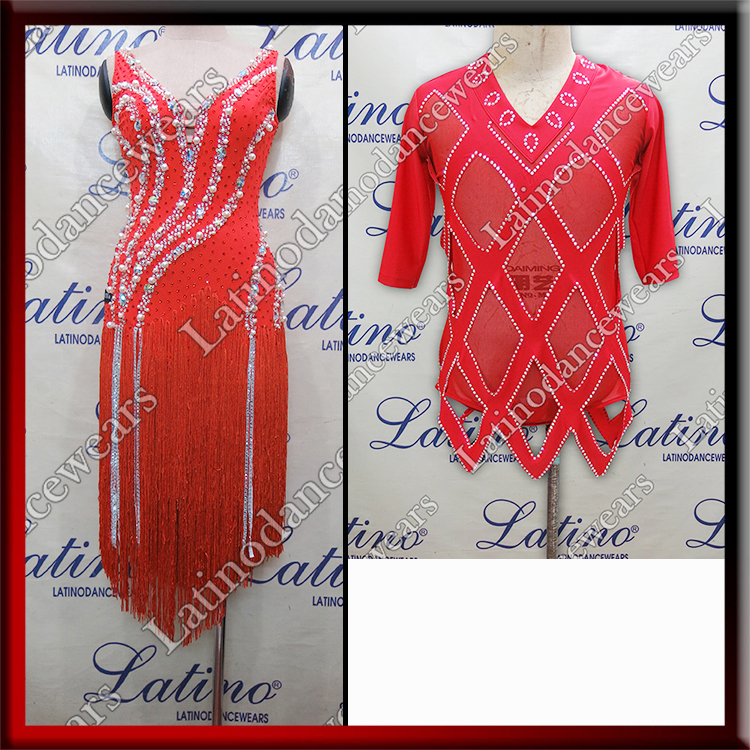 LATIN SALSA COMPETITION FOR COUPLE DRESS-SHIRT LDW (AL102/B360)