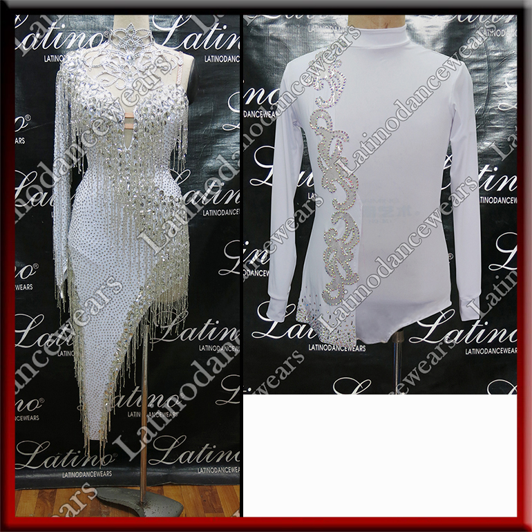 LATIN SALSA COMPETITION FOR COUPLE DRESS-SHIRT LDW (LS373/B387)