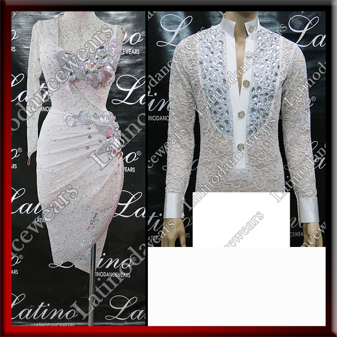 LATIN SALSA COMPETITION FOR COUPLE DRESS-SHIRT LDW (LT1209/BA28)